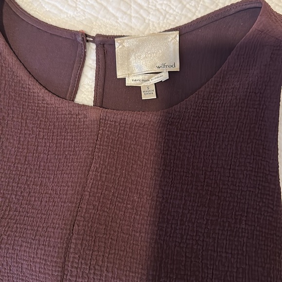 Wilfred Le Fou Trompette Dress- Maroon - Picture 5 of 6